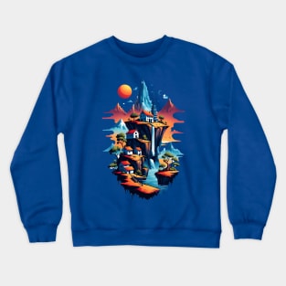 Urban Futurism Unleashed Crewneck Sweatshirt